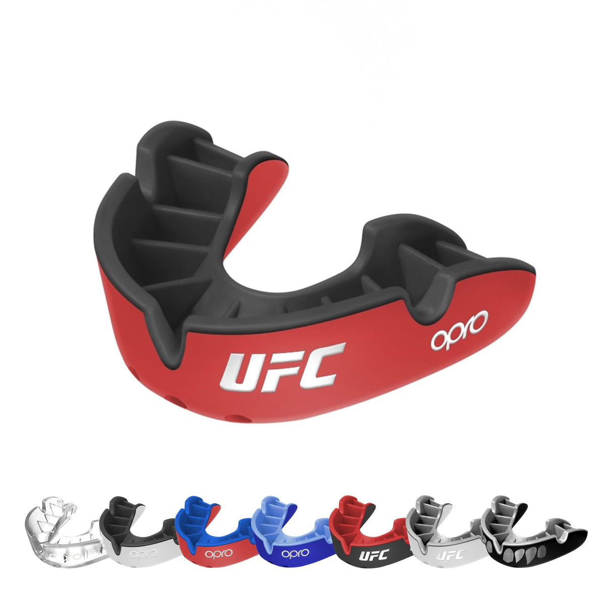 OPRO Silver Level Mouthguard Essential Fit – Gum Shield Adult and Kids – OPRO Mouth Guard Boxing and MMA, Easy Self-Fit Gum Shield Rugby and Hockey – Superior Protection with Dental Warranty