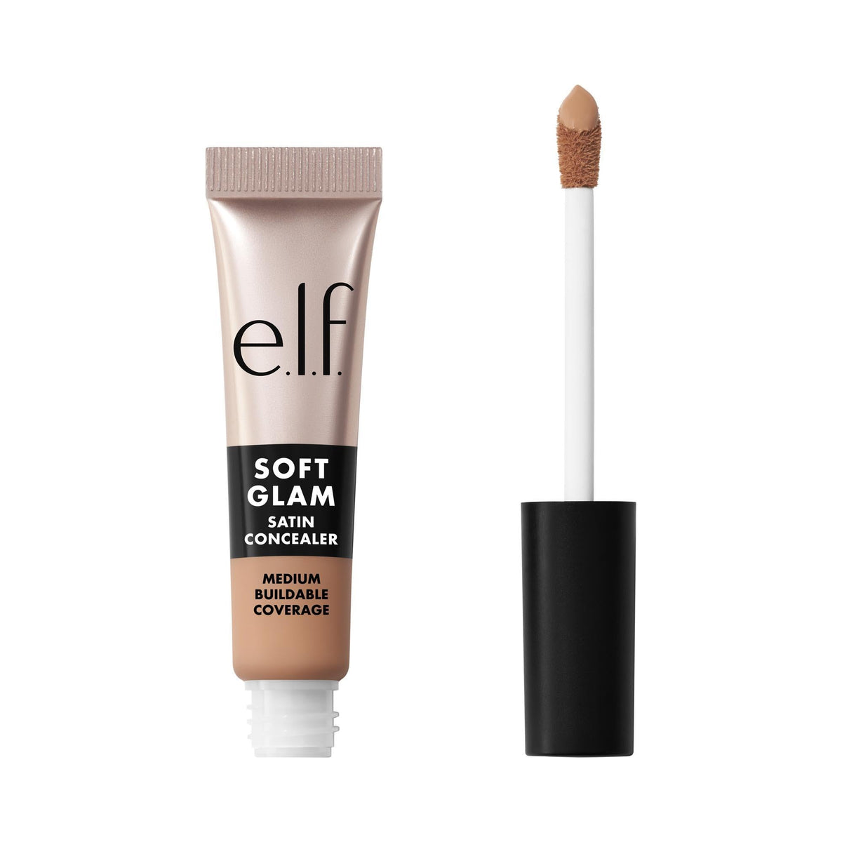 e.l.f. Soft Glam Satin Concealer, Medium Coverage for Blemishes & Under-Eye, Crease-Resistant, Long-Lasting, Vegan & Cruelty-Free, 10 Fair Cool
