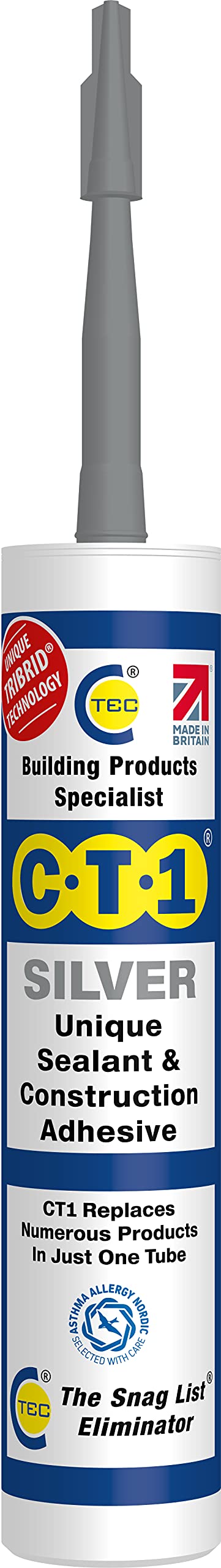 CT1 White TRIBRID® Multi Purpose Sealant & Adhesive - 290ml