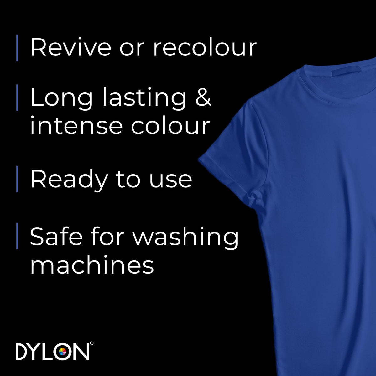 DYLON Washing Machine Fabric Dye Pod, Intense Black, 350g