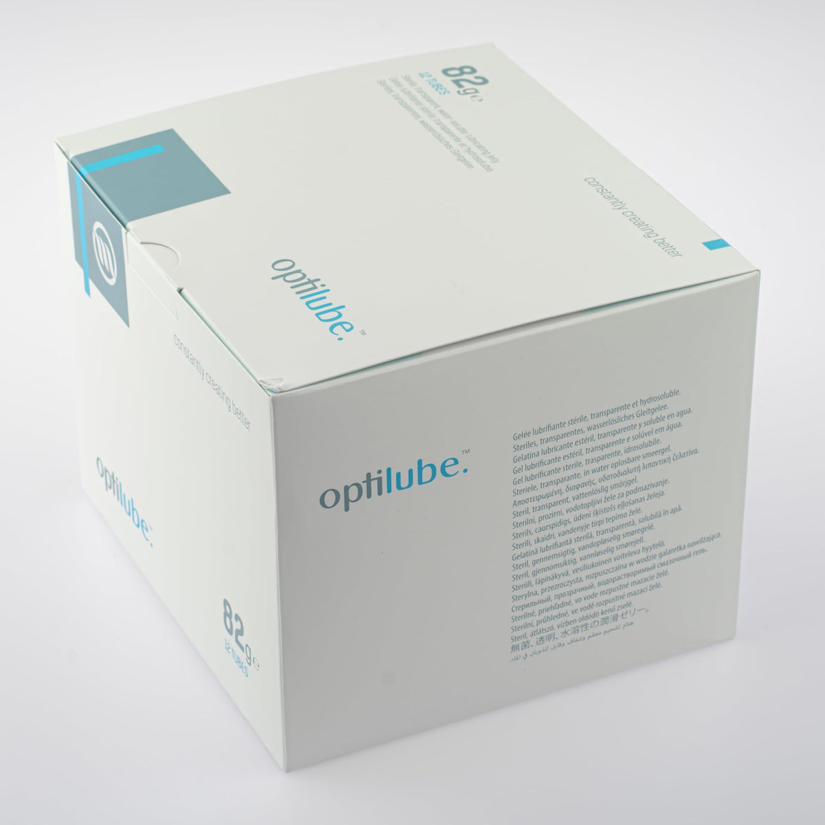 OptiLube Tubes - Sterile Lubricating Jelly for Insertion of Medical Devices in 5g, 42g, 82g, and 113g Tubes, Water Soluble Lubricant with Easy-to-Use Flip Cap (5g x 48)