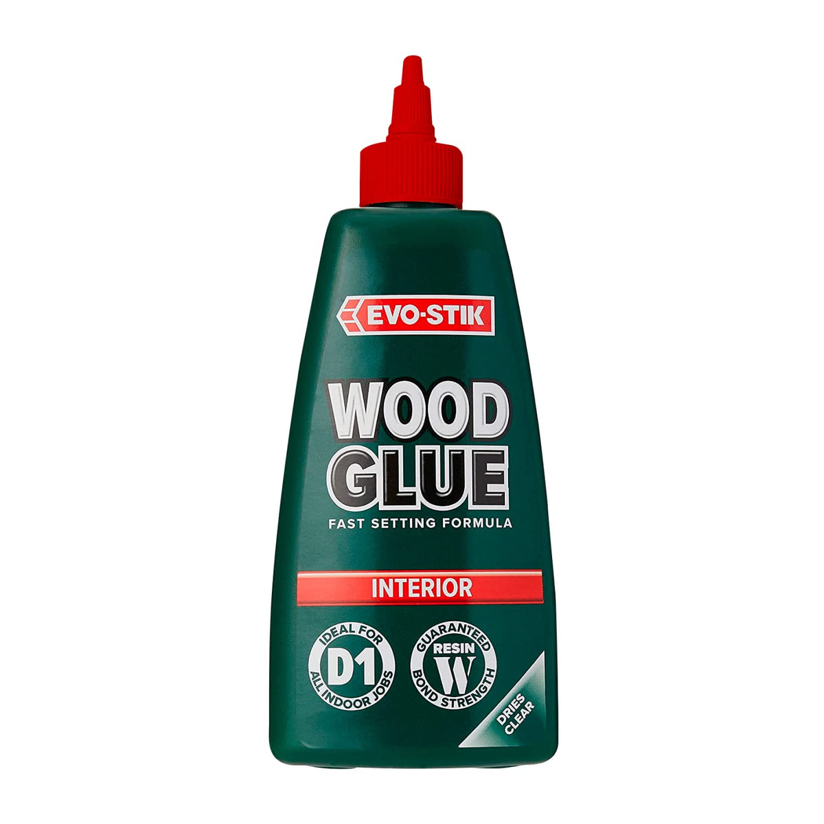 EVO-STIK Wood Glue 500ml - Interior - Extra Strong - Fast Setting Glue