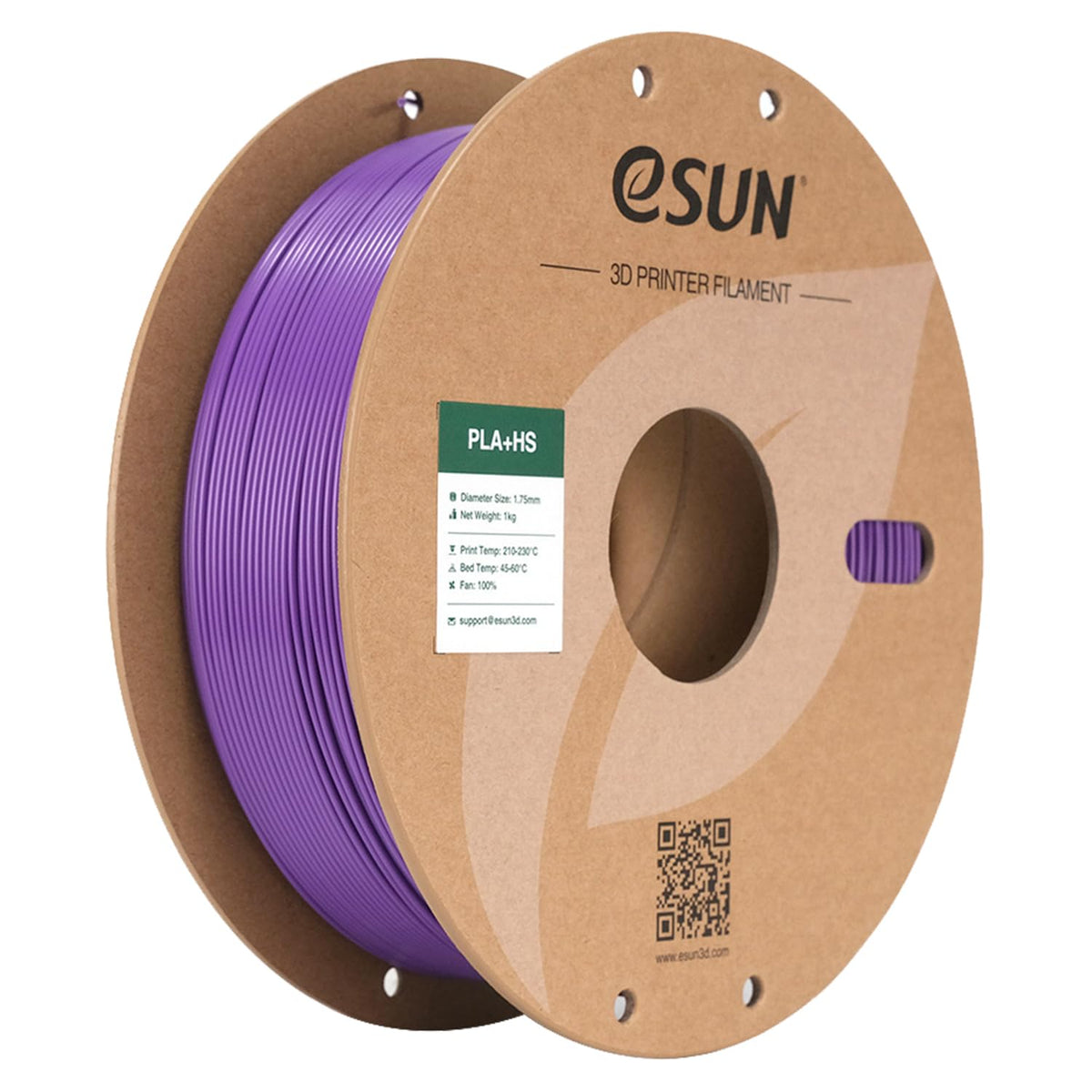 eSUN PLA+ Filament 1KG, PLA+HS High Speed 3D Printer Filament, Cold White