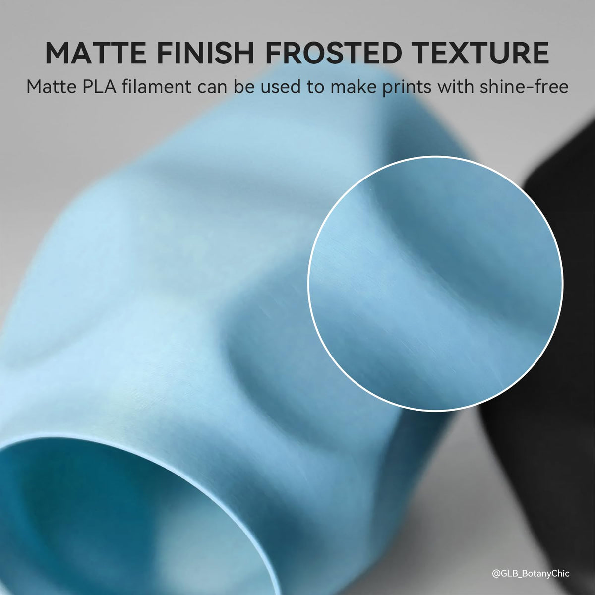 TECBEARS Matte PLA Filament 1.75mm, 600mm/s Rapid Print, 1kg Sky Blue