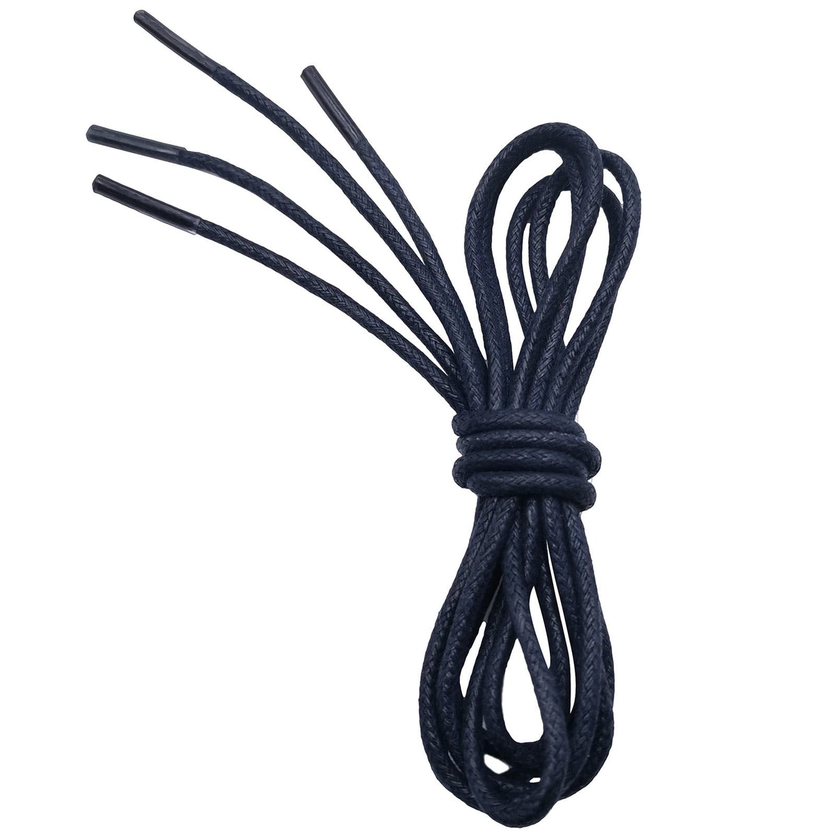 VSUDO Waxed Round Shoe Laces, Diameter 2.5mm Thin Oxford Shoelaces for Shoe
