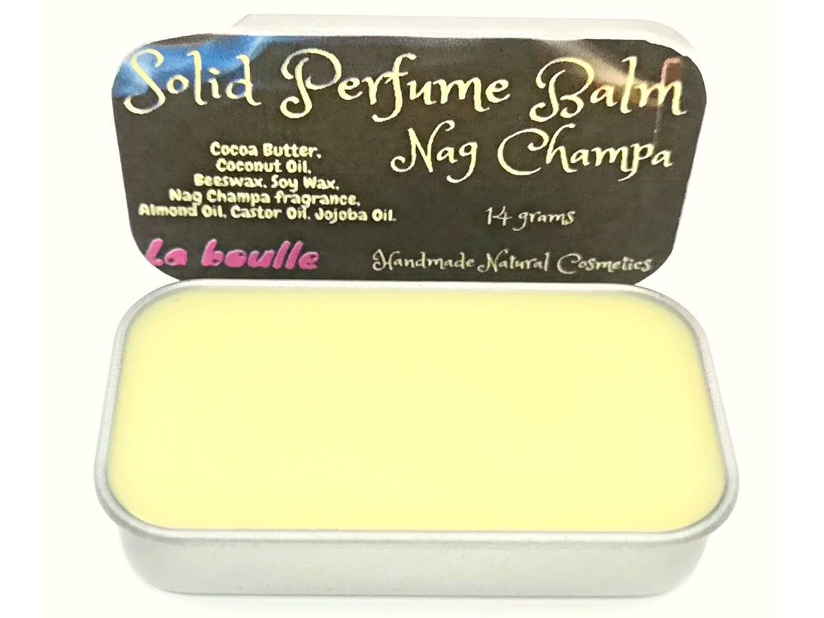 Sandalwood Solid Natural Perfume Balm. For sensitive skin. Handmade in UK.