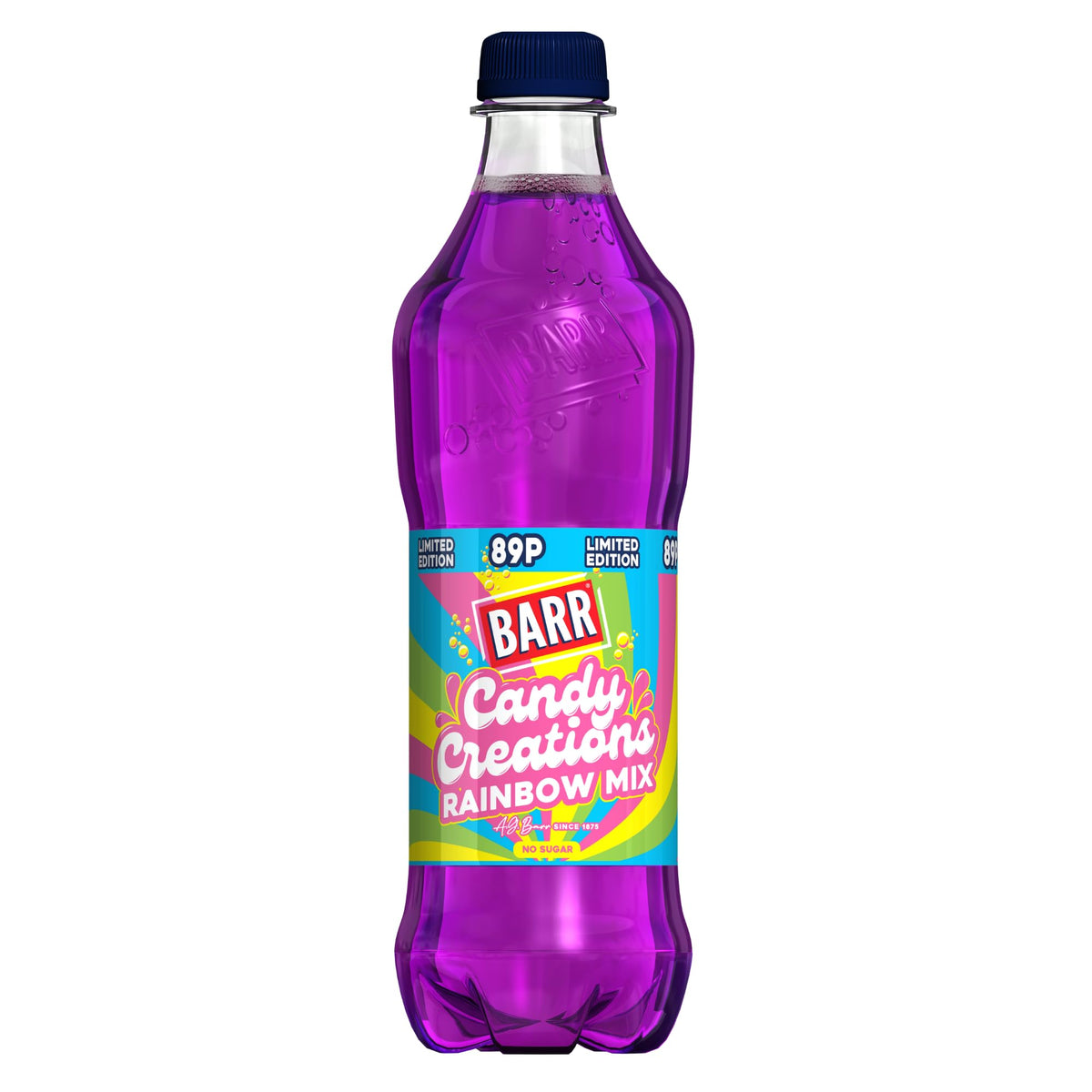 Barr Cream Soda Zero Sugar Sparkling Soft Drink, 24 Pack, 330ml Cans