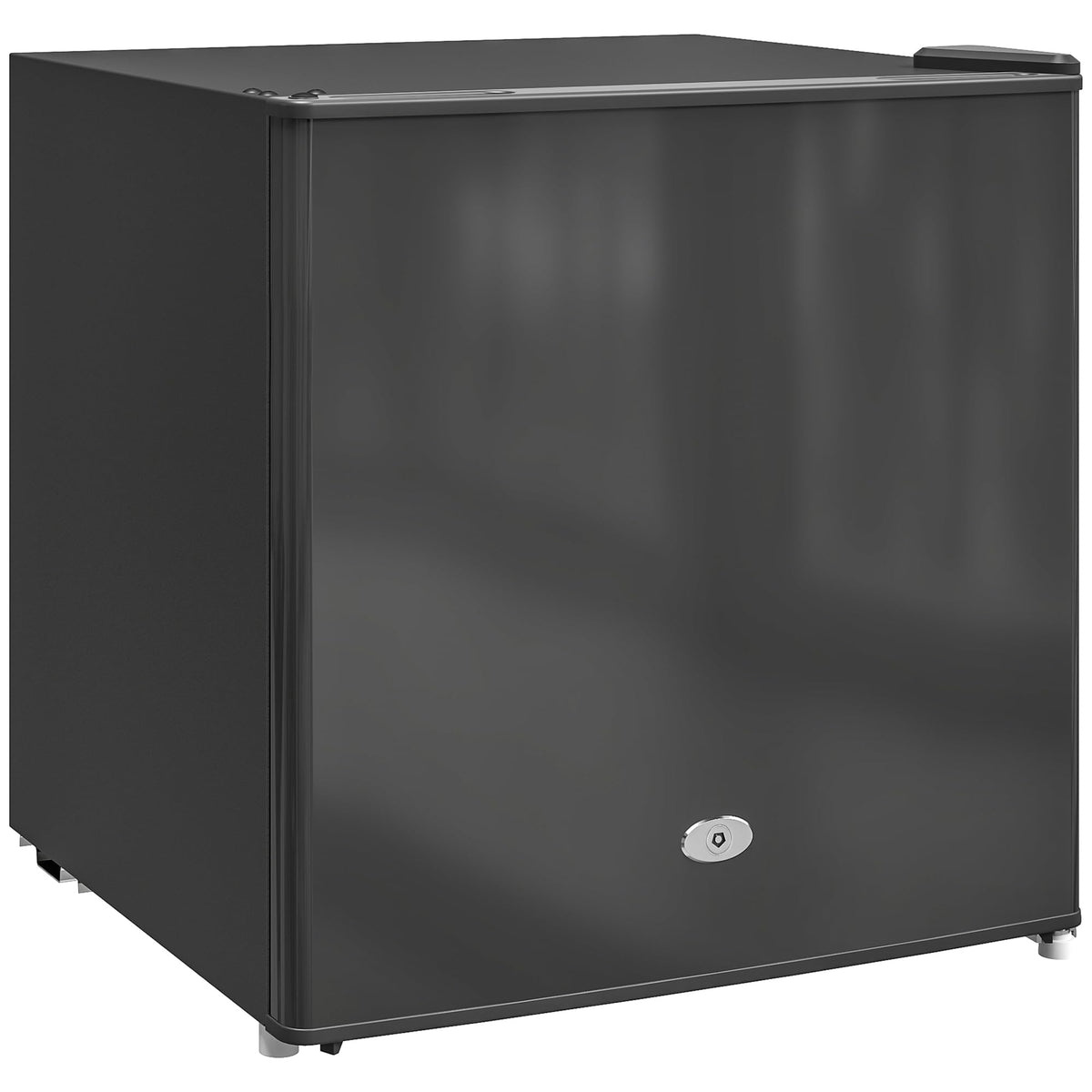 HOMCOM Tabletop Mini Freezer, 35L Capacity, Reversible Door, Silver Tone