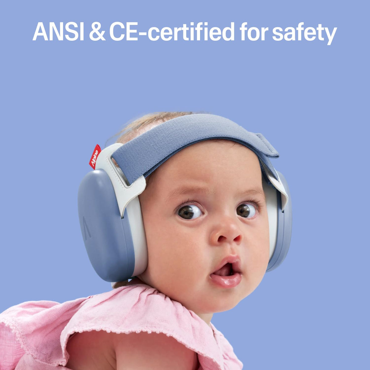Alpine Muffy Baby Comfort Ear Defenders, Adjustable up to 48 months, Green