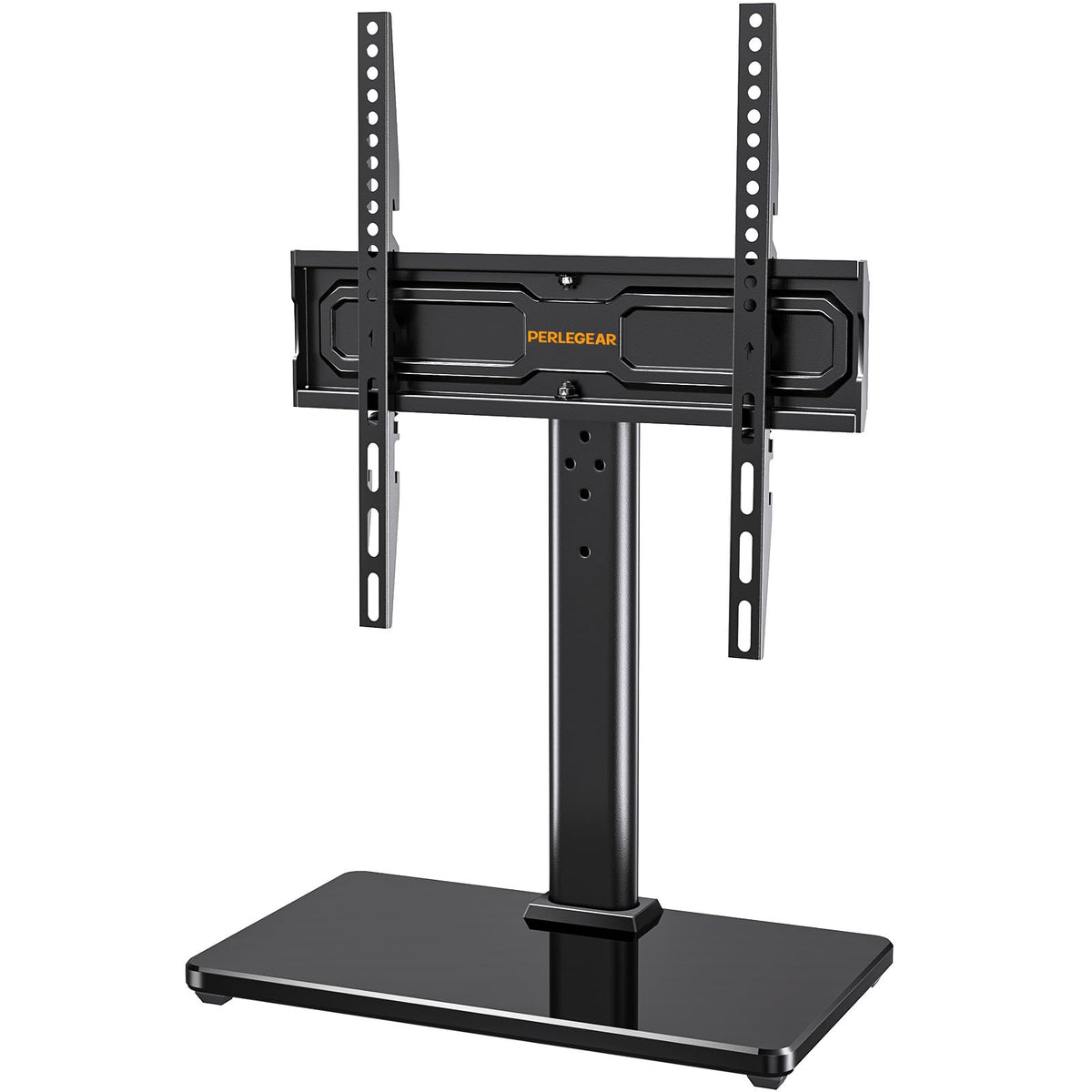 PERLEGEAR Universal TV Stand with LED Lights for 24-60 inch TVs up to 45kg