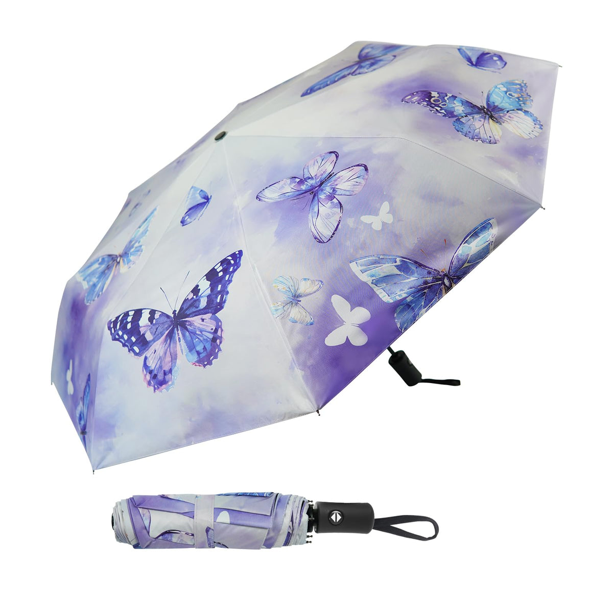 SY COMPACT Travel Umbrella Windproof Automatic Unbreakable UV Protection
