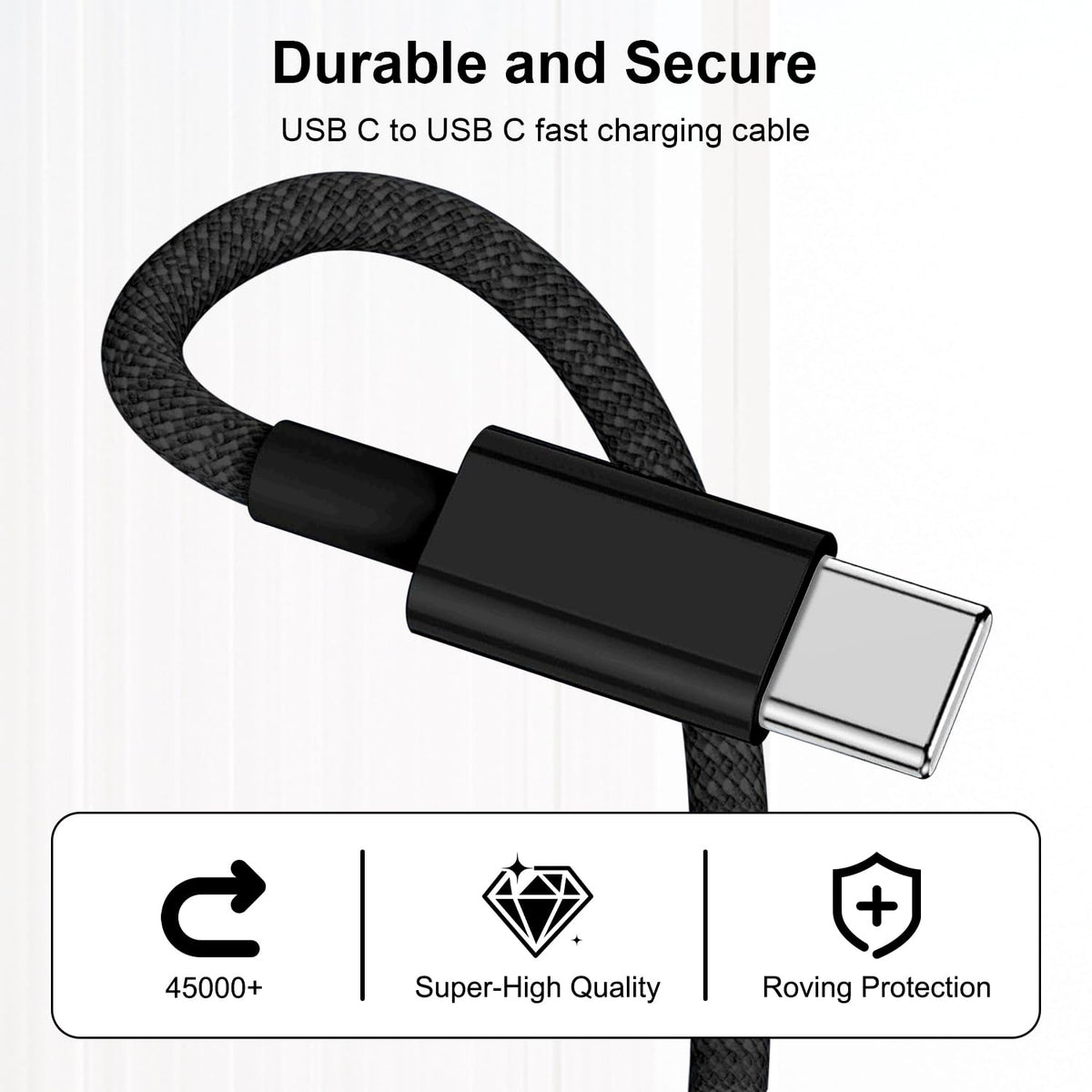 100W USB C Charger Cable 3M, iPhone 15 16 17 Charger Cable 3M Long USB C Cable Fast Charge Type C Fast Charging Lead Wire for iPhone Air/17/16 Pro Max/16e/15 Plus,iPad Pro/Air,Macbook,Samsung S25 S24