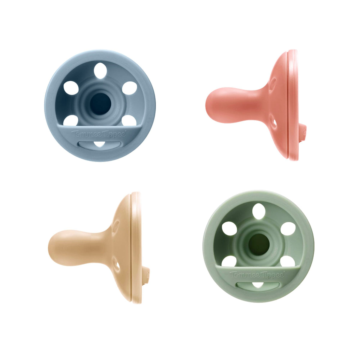 Tommee Tippee Ultimate Fit Orthodontic Dummy 6-18m Silicone Pack of 4