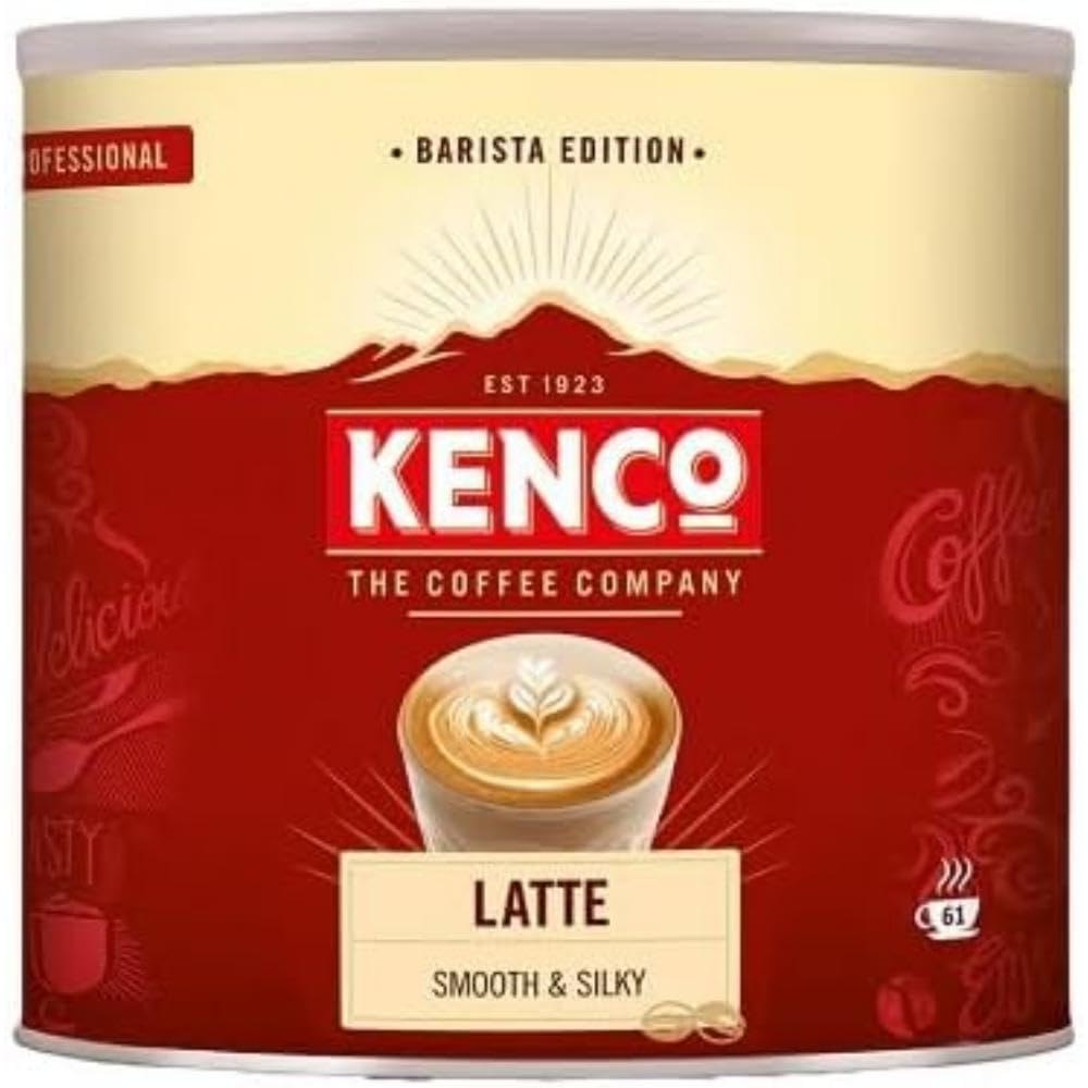 Kenco Iced Hot Salted Caramel Latte Sachets x8 (Pack of 5, Total 40 Sachets)