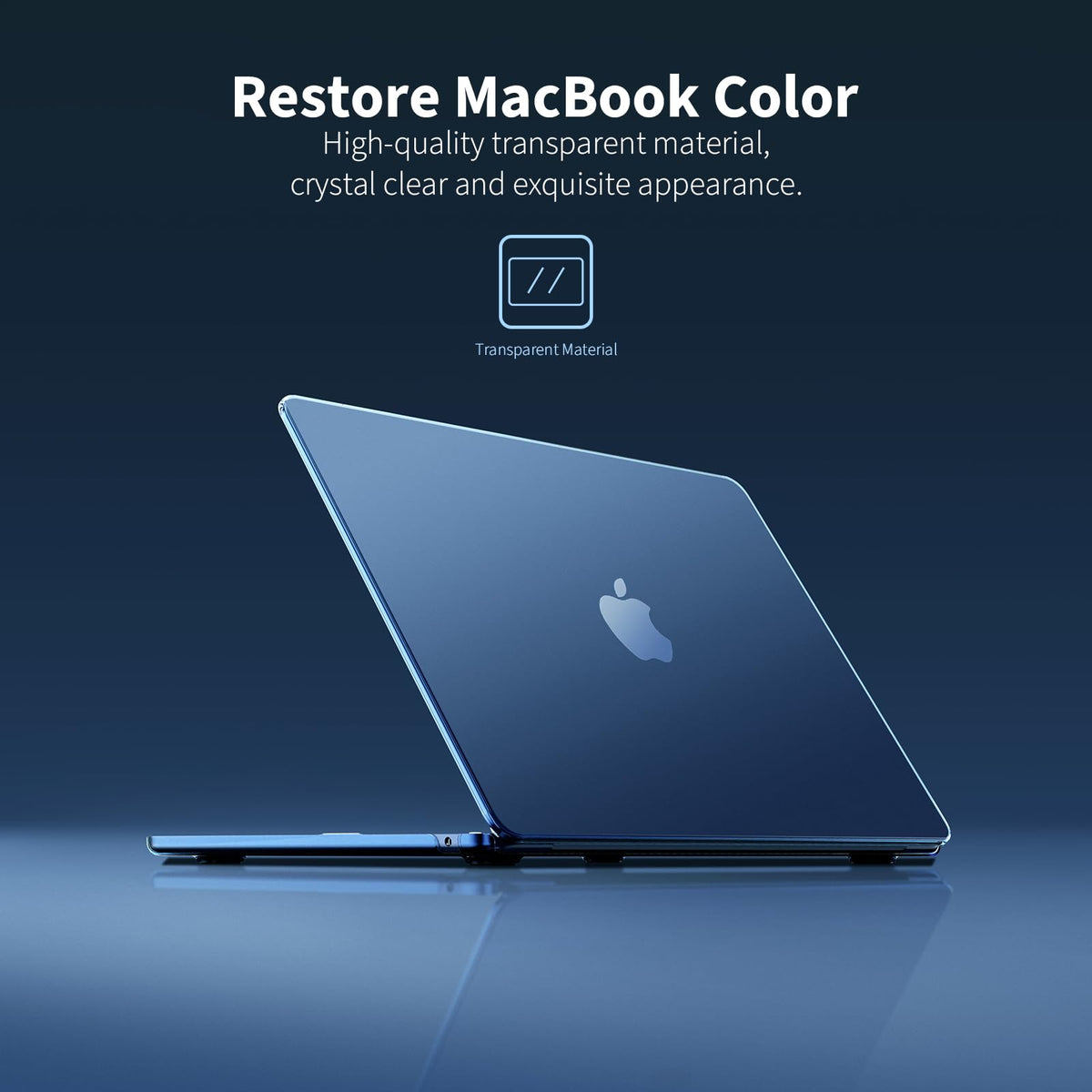 EooCoo for MacBook Neo Case 13 inch 2026 A3404 A18-Pro Crystal Clear