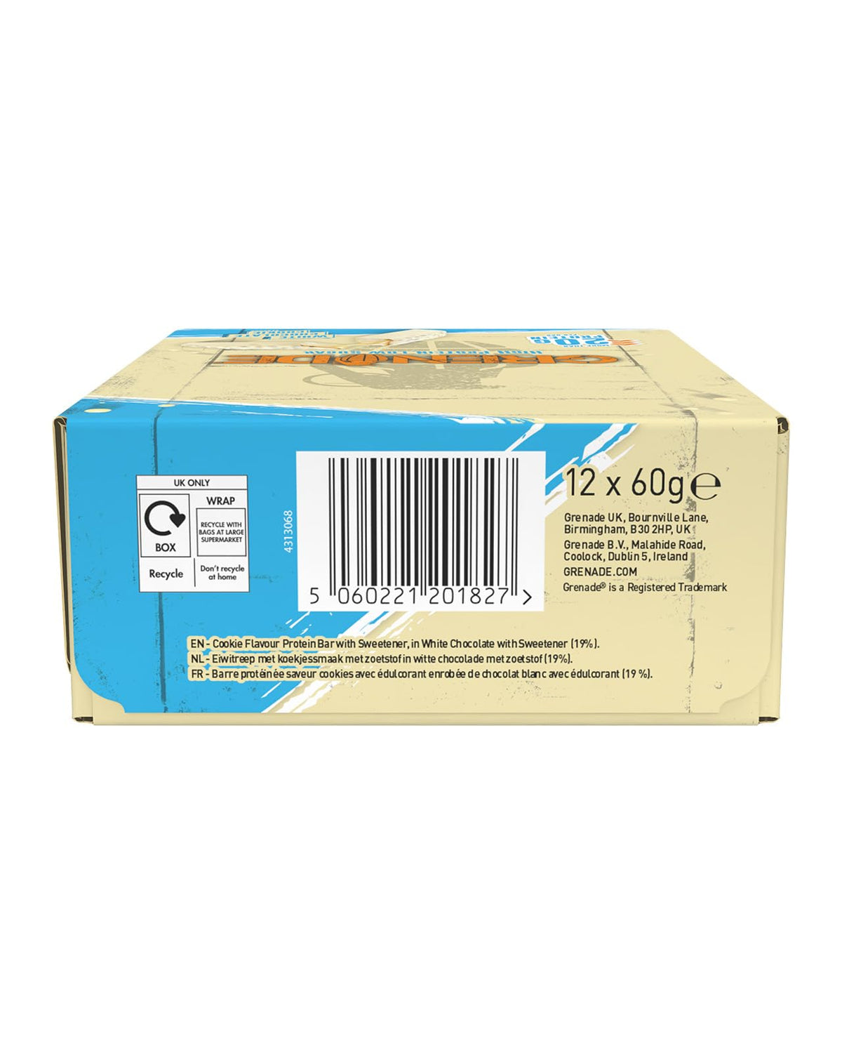 Grenade Chocolate Chip Salted Caramel Protein Bars, 12 x 60 g