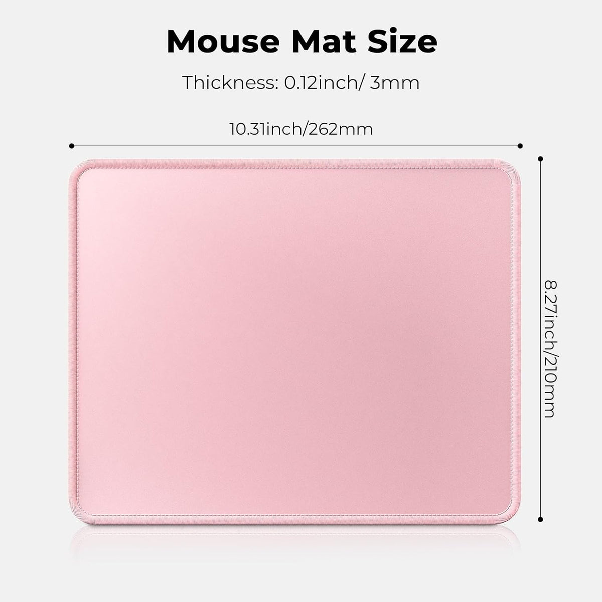 cimetech Gaming Mouse Pad 800 * 300 * 3 MM, Extended Large Mouse Mat Computer Keyboard Desk Pad with Anti-Slip Rubber Base Comfortable Waterproof Soft Cloth, Improved Precision and Speed - Black