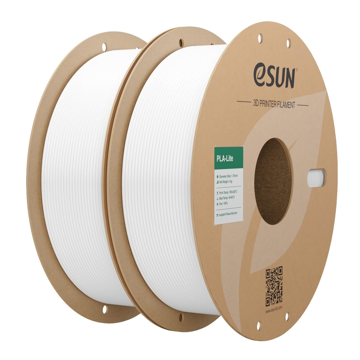 eSUN PLA Filament 1.75mm 1KG(2.2LBS), 3D Printer Filament PLA, Black