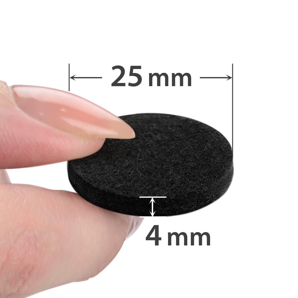 Chair Pads Floor Protectors X-PROTECTOR 48 PCS 25mm - Felt Furniture Pads