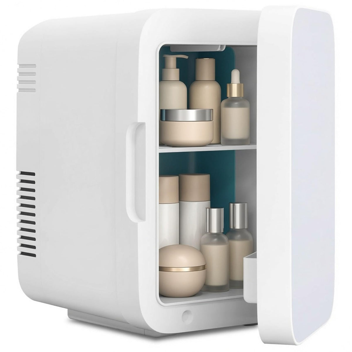 ARTETHYS Mini Fridge for Bedrooms, 10L Small Portable Car Fridges