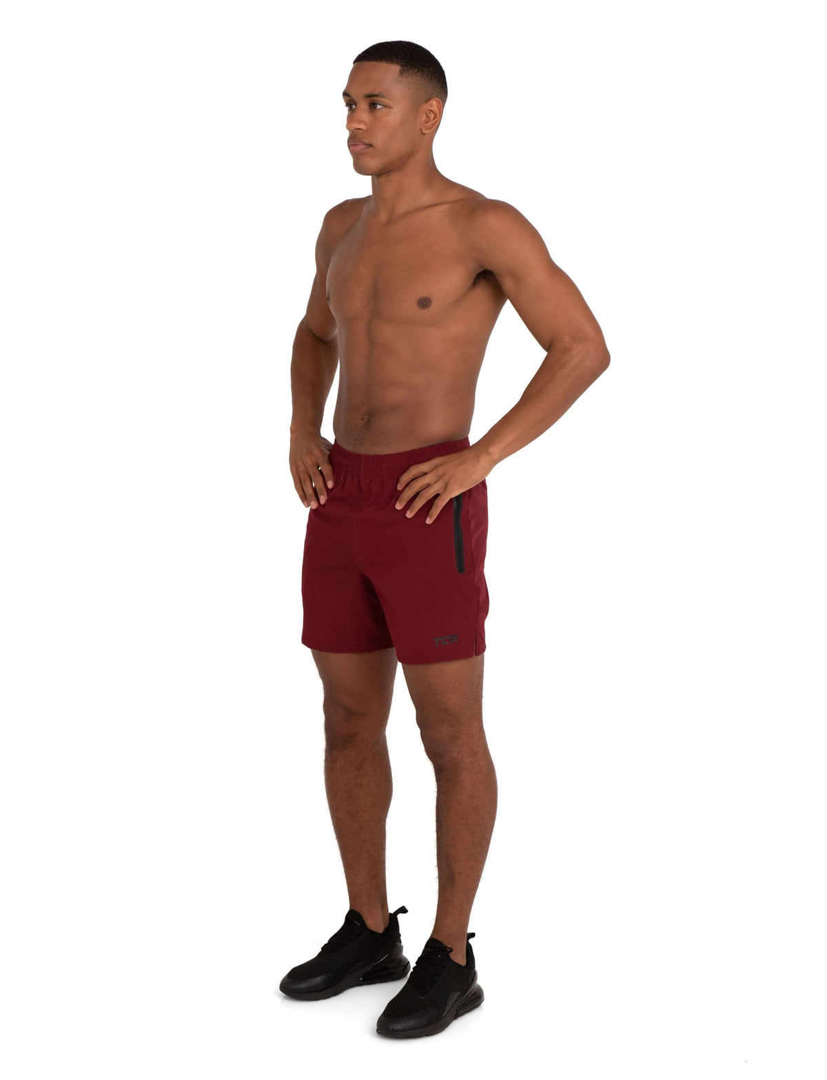 TCA Elite Tech Mens Running Shorts with Zip Pockets, Gym Shorts Men Training Sports Short with Phone Pocket