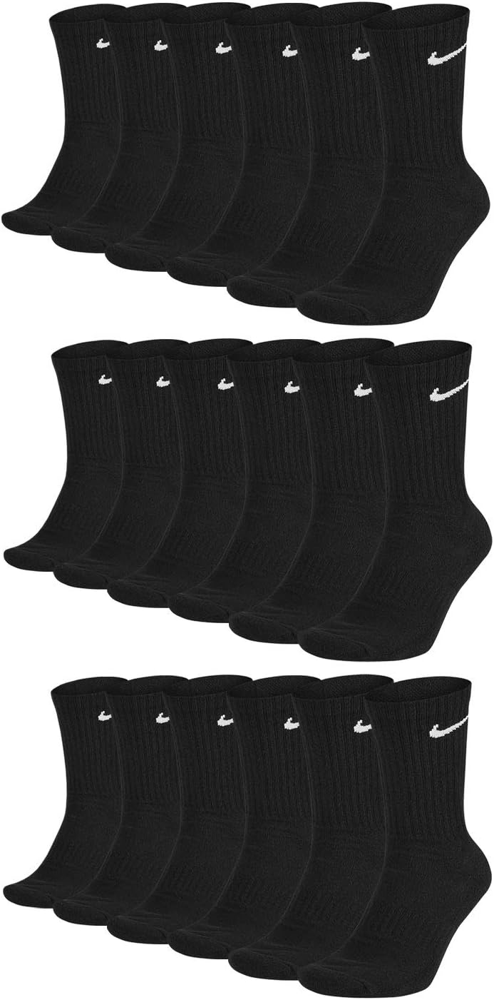 NIKE Unisex U Nk Everyday Csh Crw 3pr 132 Socks
