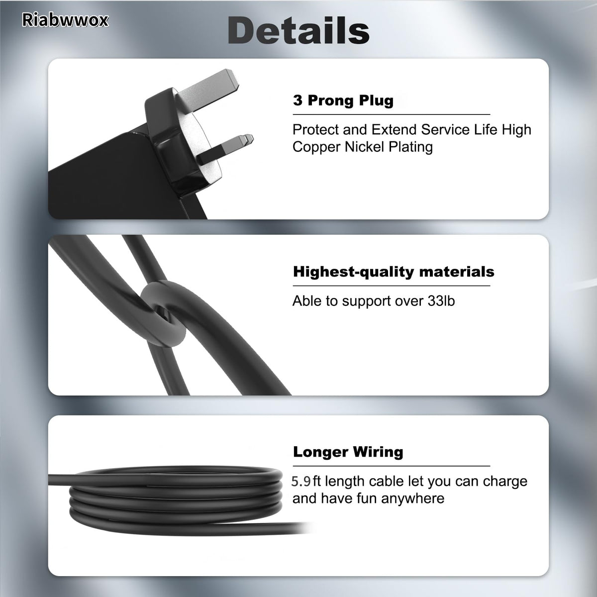 4.5 X 3mm 65W Laptop Charger Compatible with Dell Inspiron 15