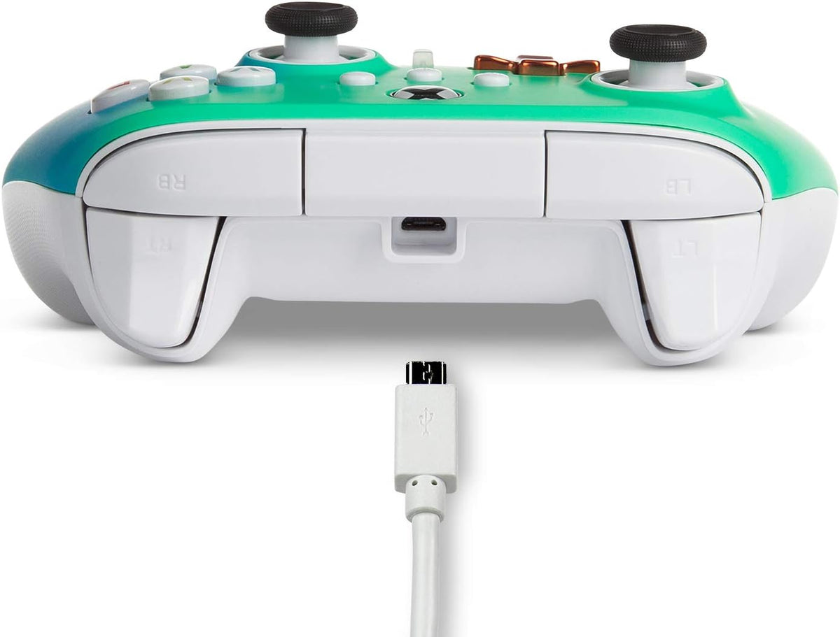 PowerA Enhanced Wired Controller for Xbox Series X|S – Seafoam Fade (Amazon Exclusive)