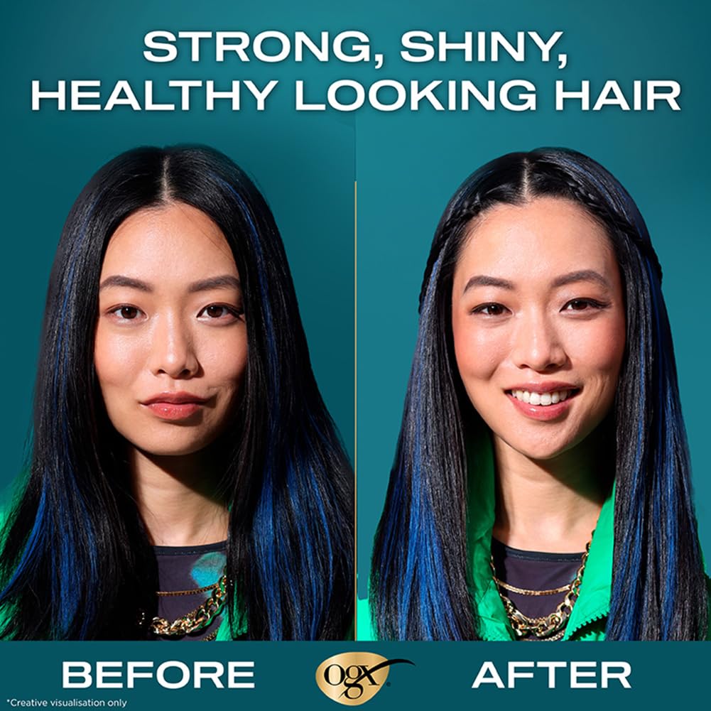 OGX Argan Oil of Morocco Sulfate Free Shampoo for Dry Hair, 385ml (Pack of 3)