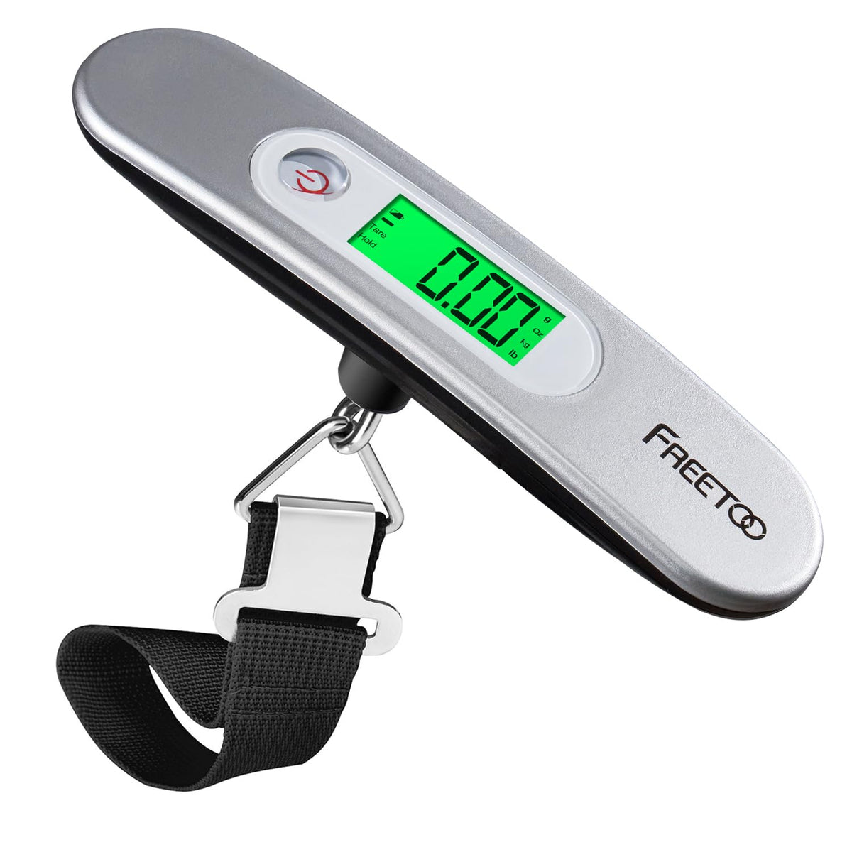 FREETOO Luggage Scale with Tare Function 110 Lb/ 50Kg Capacity, Black