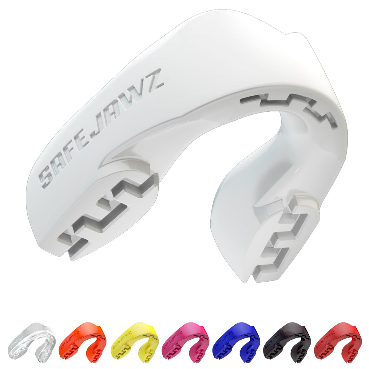 SAFEJAWZ Mouth Guard, Slim Fit Gum Shield for Adult & Junior with Case