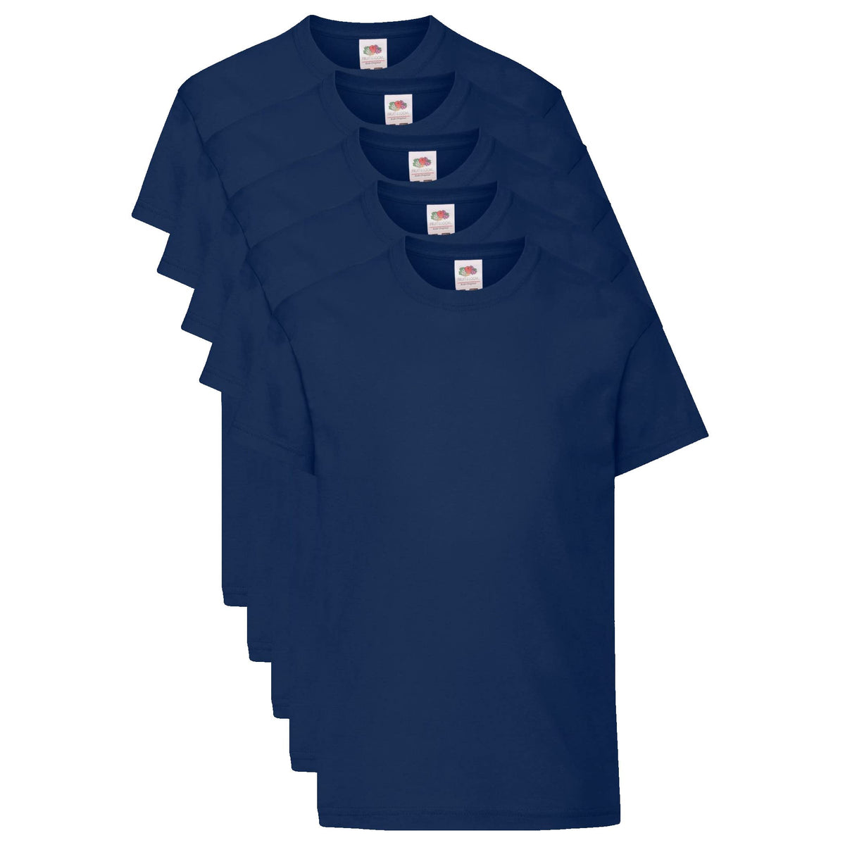 Fruit of the Loom Unisex Kids Kid's Original T T-Shirt (Pack of 5)