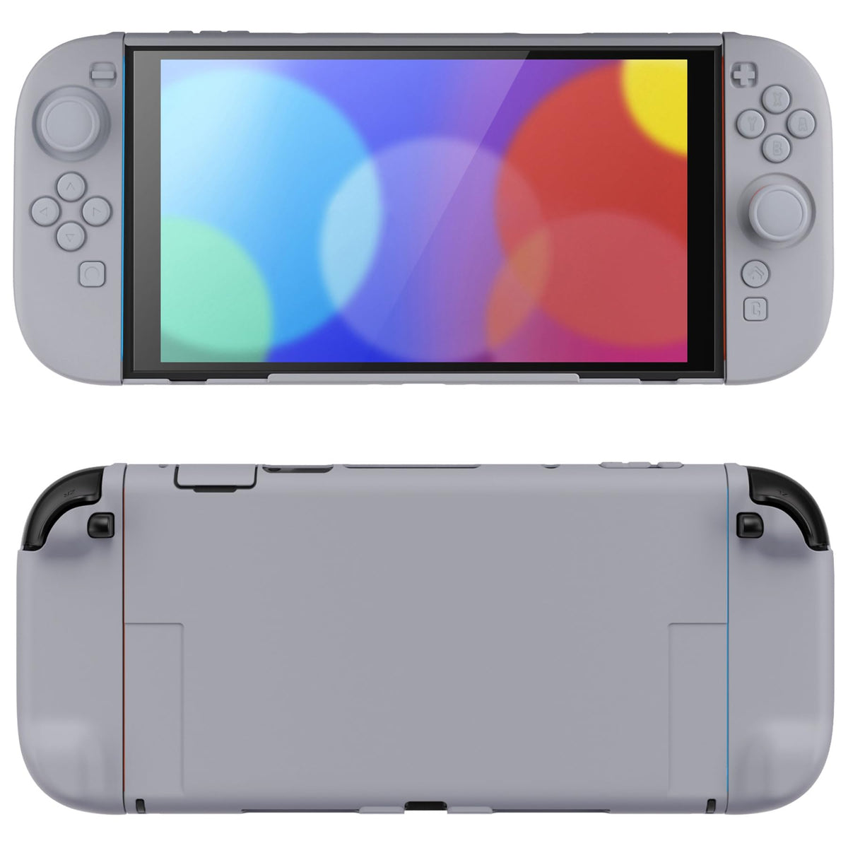 PlayVital Solid Color Series Protective Case for Nintendo Switch 2, Anti-Scratches Hard Shell Dockable Grip Cover with Extra Foldable Stand & Thumb Grips for Nintendo Switch 2 - Cherry Blossoms Pink