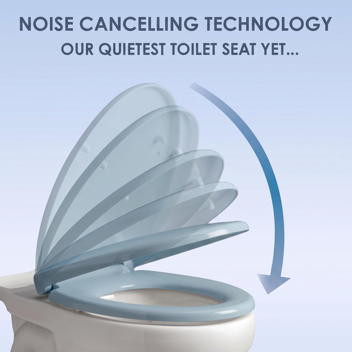AQUALONA® Premium Thermoplastic Toilet Seat Soft Close Hardwearing Seat with Two Button Hinge Release D Shaped Easy to Clean Simple Installation Top and Bottom Fittings (White - D Shape)