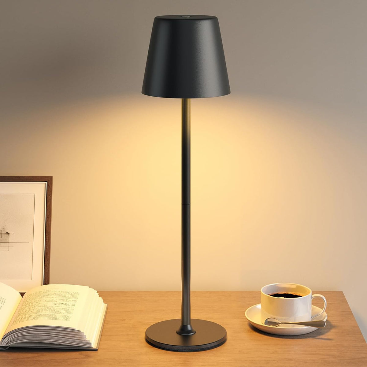 Rechargeable Table Lamp, Cordless Lamp for Outdoor & Indoor, 1 Pack