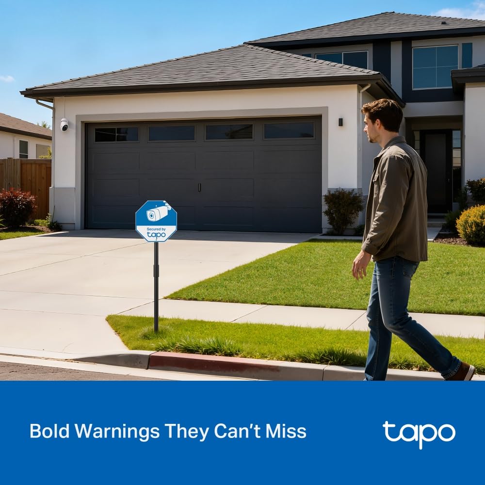 Tapo TC40 Pan/Tilt Smart Security Outdoor Camera, Full HD, 360° Person Detection Motion Tracking, Color Night Vision, WiFi Camera No Monthly Fee, Two-Way Talk, IP65, Works with Alexa and Google
