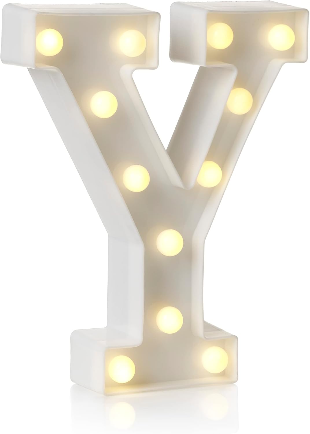 Auraglow LED Light Up Letter C Sign, Battery Powered Party Decoration