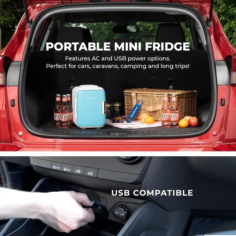 Subcold Classic4 Mini Fridge | 4L | Cooler & Warmer | AC & USB