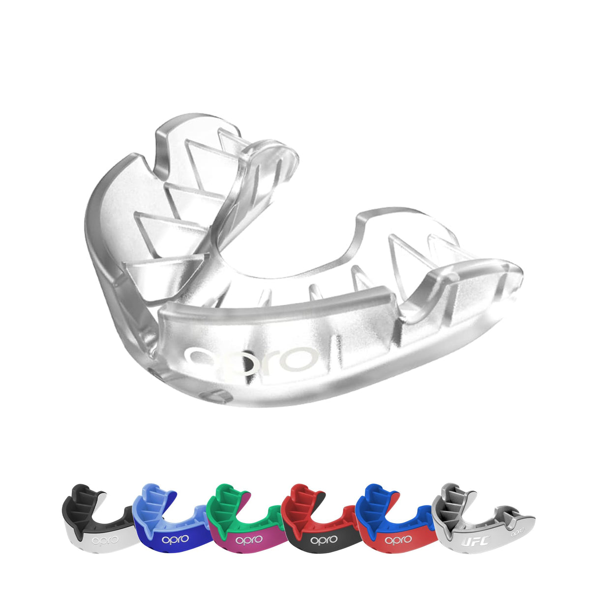 OPRO Silver Level Mouthguard Essential Fit – Gum Shield Adult and Kids – OPRO Mouth Guard Boxing and MMA, Easy Self-Fit Gum Shield Rugby and Hockey – Superior Protection with Dental Warranty