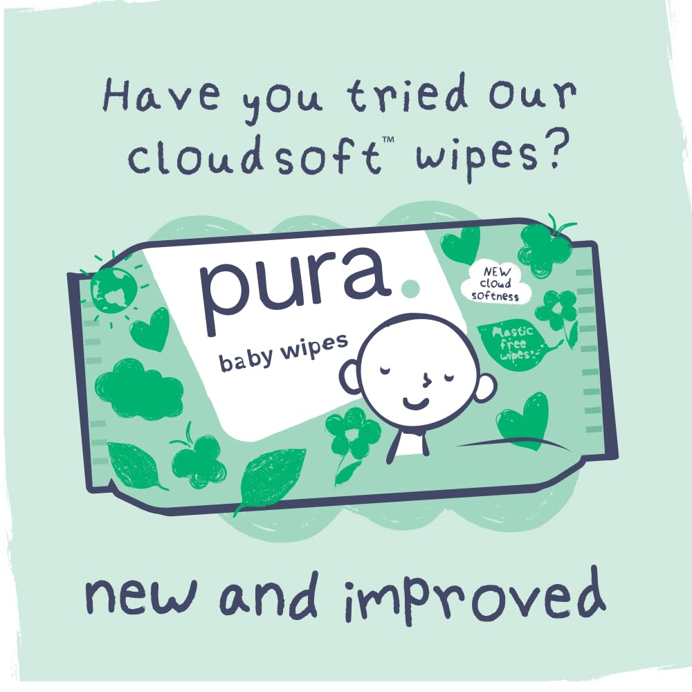 Pura Nappy Size 1 (2–5kg) 25 Count Sensitive Skin