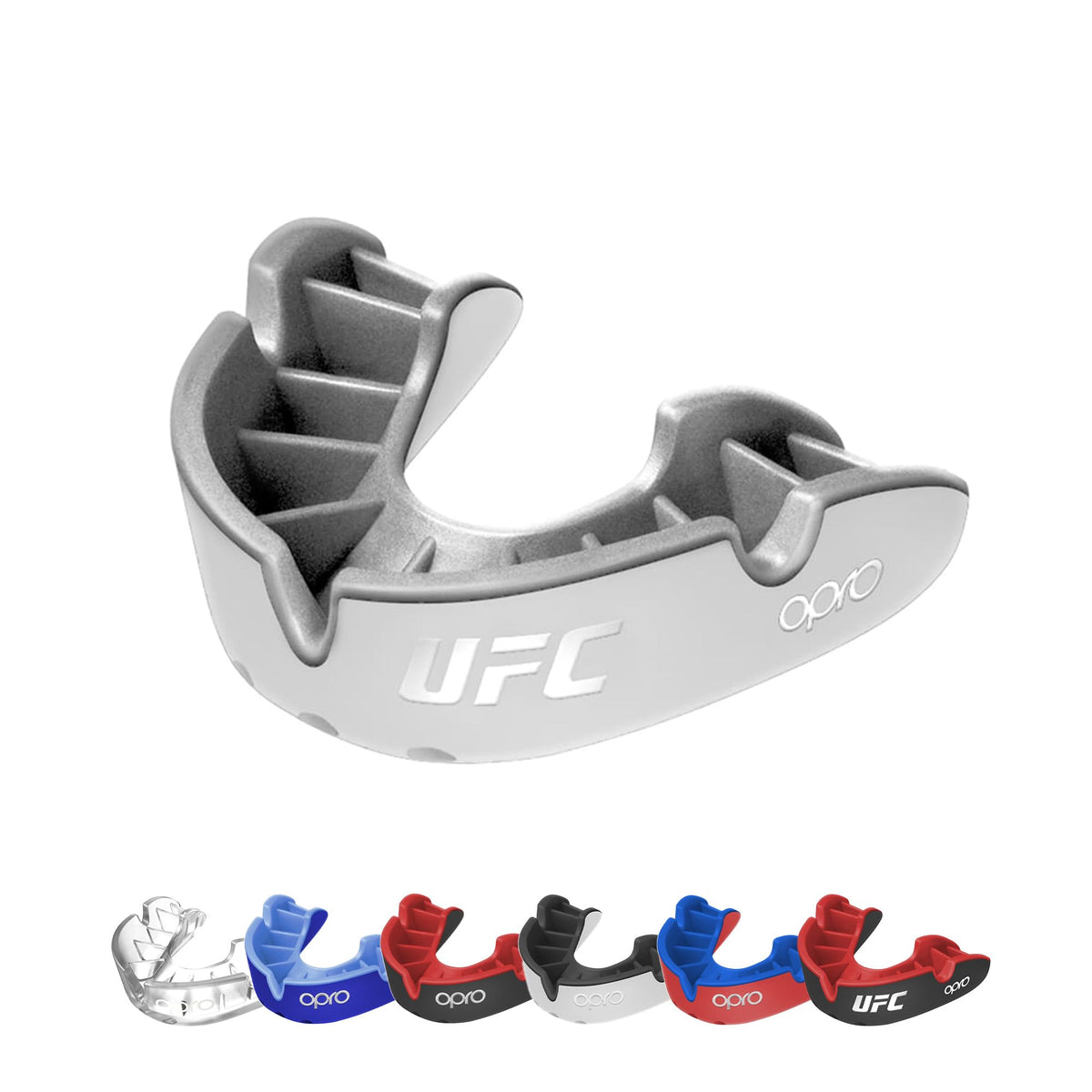 OPRO Silver Level Mouthguard Essential Fit – Gum Shield Adult and Kids – OPRO Mouth Guard Boxing and MMA, Easy Self-Fit Gum Shield Rugby and Hockey – Superior Protection with Dental Warranty