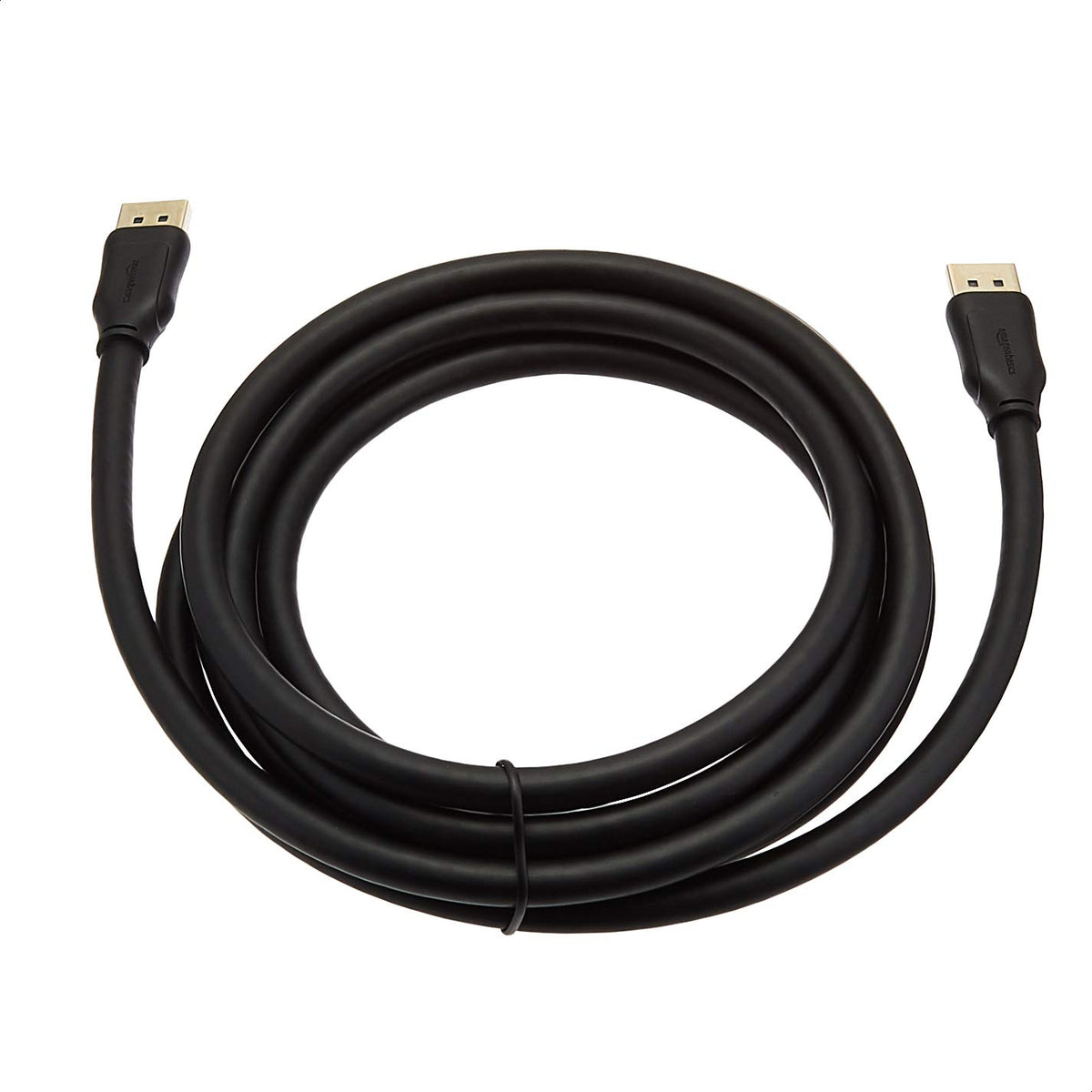 Amazon Basics DisplayPort 1.4 Cable, 32.4Gbps High-Speed, 8K@60Hz, 4K@120Hz, Dynamic HDR and 3D, Gold-Plated Plugs, 1.8 m, Black