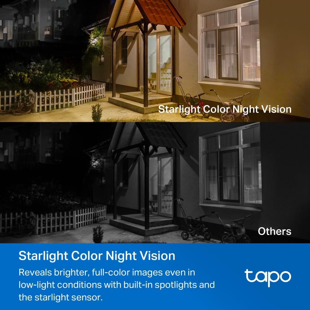 Tapo 2K QHD Wireless Indoor/Outdoor Smart Security Camera
