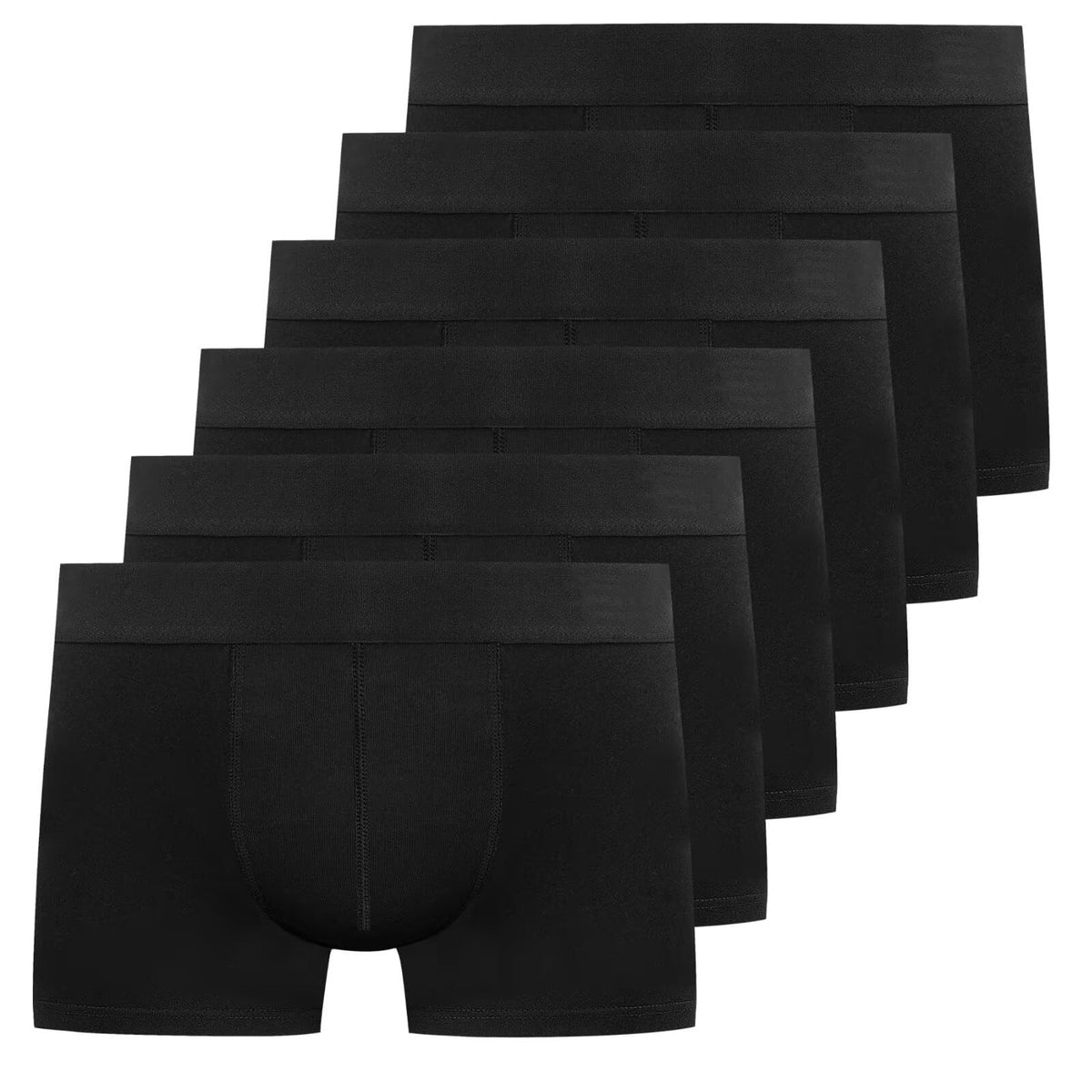 YouShow Mens Boxers 6/12 Pack Mens Underwear Hipsters Cotton Pants Trunks