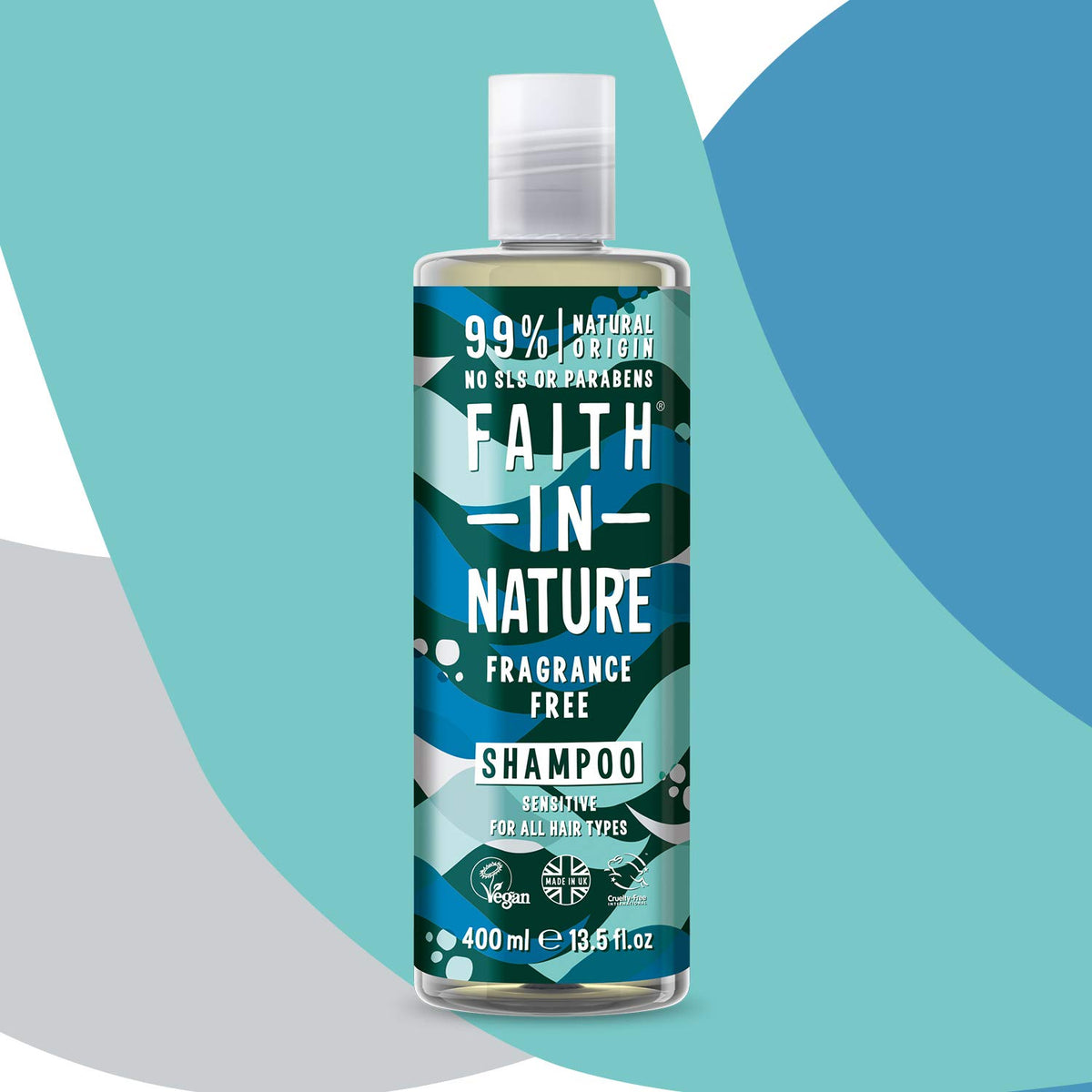 Faith In Nature Organic Coconut Shampoo, Hydrating for Dry Hair & Scalp, Vegan & Cruelty Free, No SLS, Silcones or Parabens, 400ml