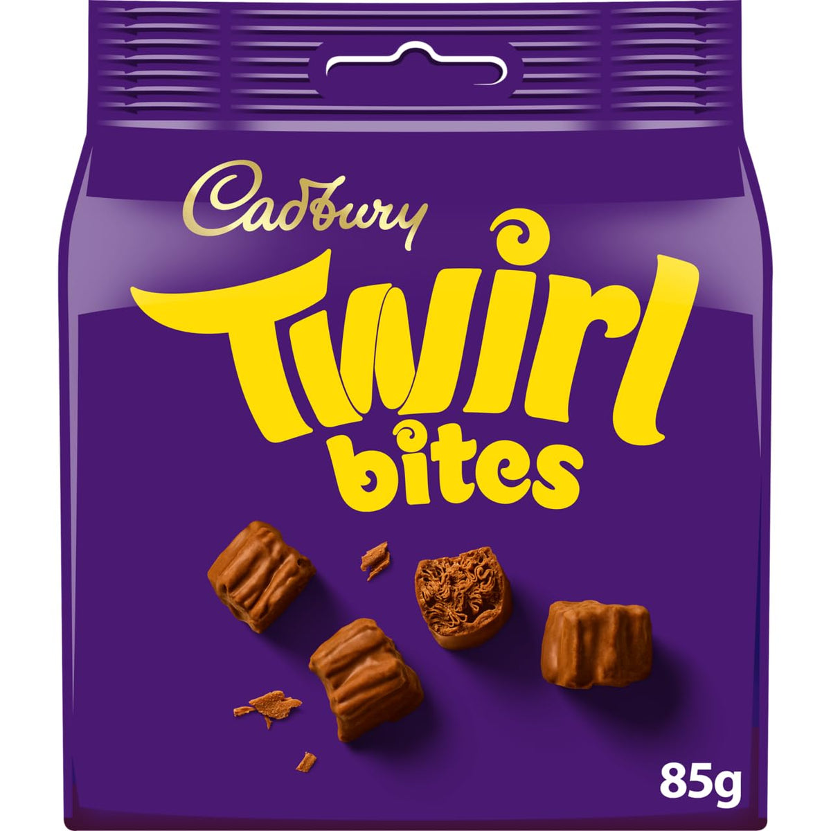 Cadbury Milk Chocolate Twirl Bites, Sharing Bag, 100 g (Pack of 1)