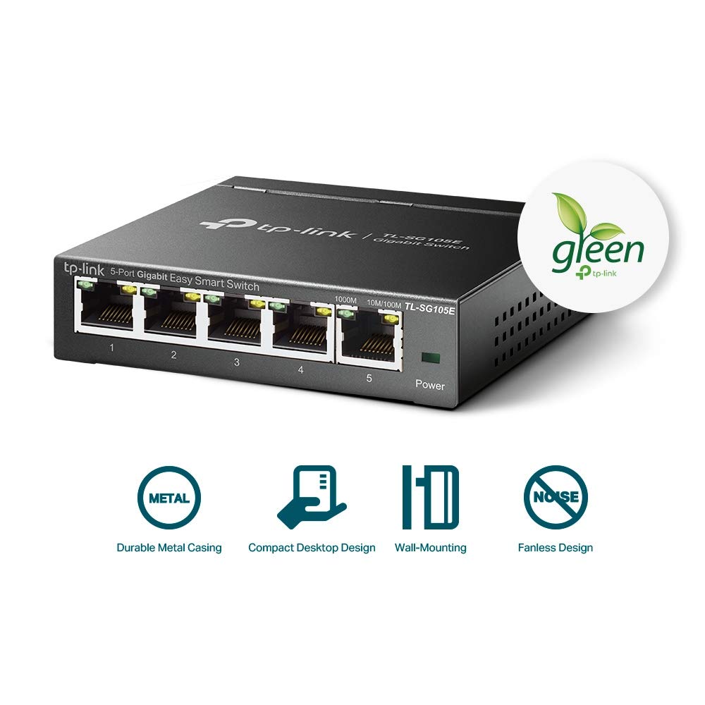 TP-Link EH210 Ethernet Splitter, 1 to 2 Gigabit Network Switch