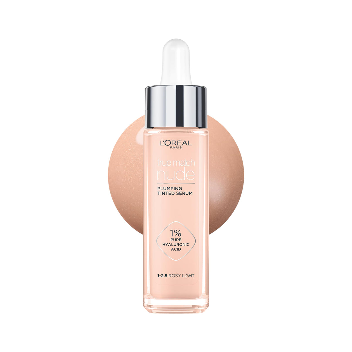 L'Oréal Paris Nude Plumping Tinted Serum with Hyaluronic Acid, Shade 4-5