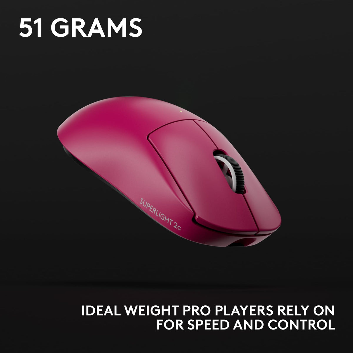 Logitech G PRO X SUPERLIGHT 2 SE Wireless Gaming Mouse, 60 g pro-grade mouse with 5 programmable buttons, 44K DPI sensor, 888+ IPS, 1 kHz report rate, USB-C charging for PC/Mac - Black