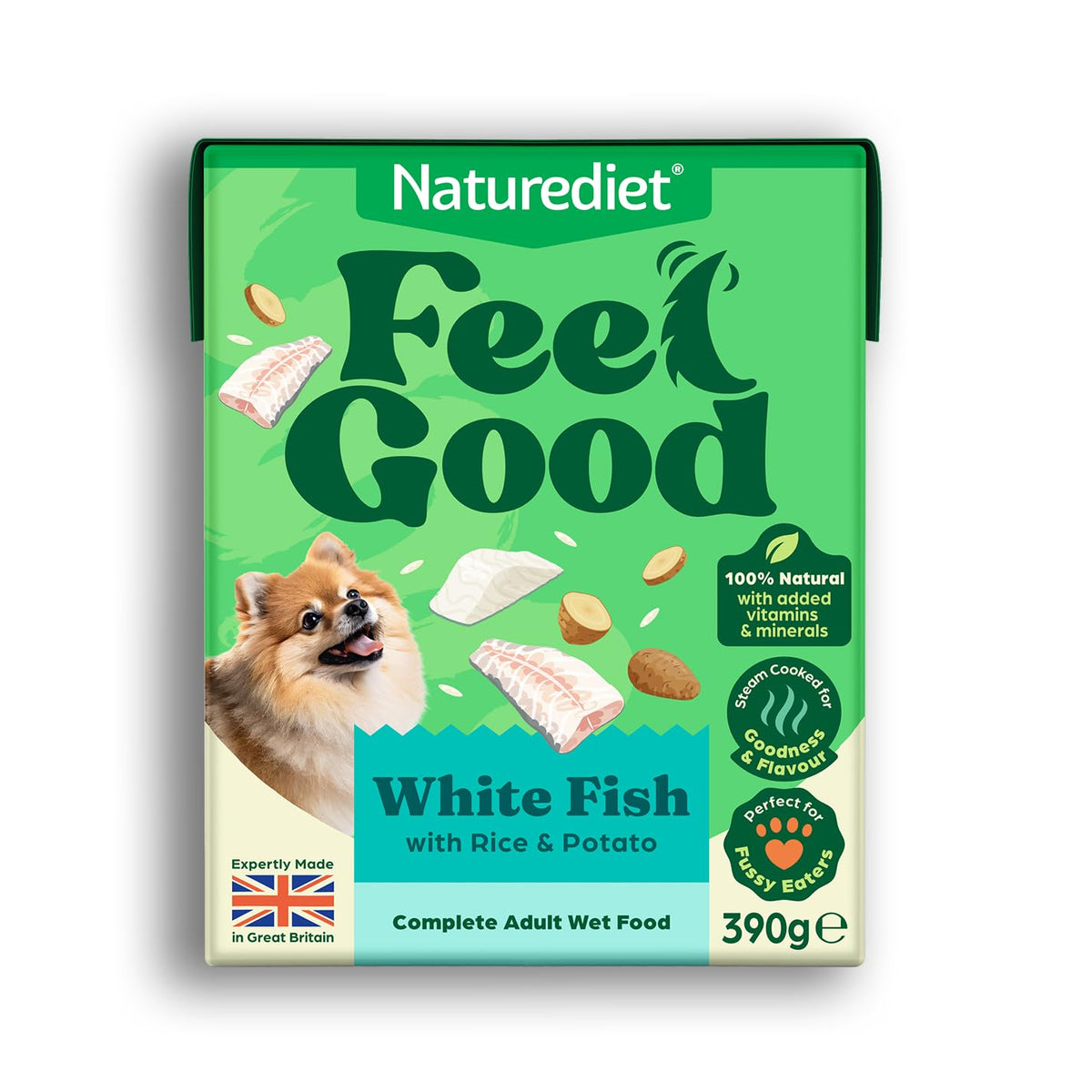 Naturediet Feel Good Wet Dog Food Selection Pack, 390g x 16 Cartons